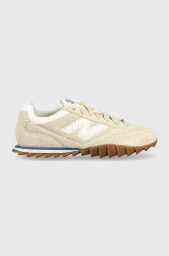 Semišové tenisky New Balance URC30RB béžová farba