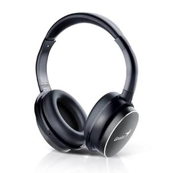 Genius HS-940BT, sluchátka s mikrofonem, ovládání hlasitosti, černá, bluetooth