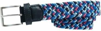 Alberto Gürtel Multicolor Braided Belt Pink/Orange/Blue 95