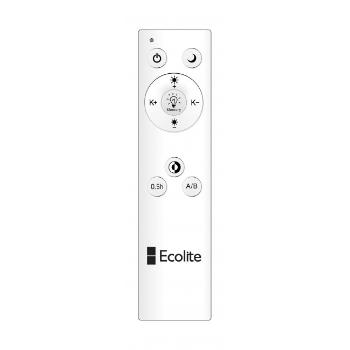 Ecolite Biele LED stropné/nástenné svietidlo okrúhle 40W