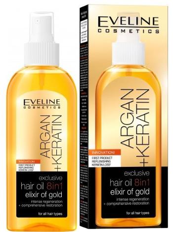 EVELINE COSMETICS Argan + Keratin - olej na vlasy 8v1 150 ml