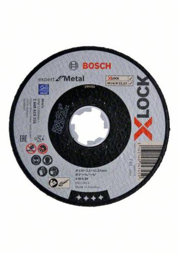 Bosch Accessories  2608619255 rezný kotúč rovný  125 mm  1 ks