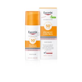 Eucerin Sun Pigment Control SPF50+ Emulzia na tvár na opaľovanie s depigmentačným účinkom 50 ml