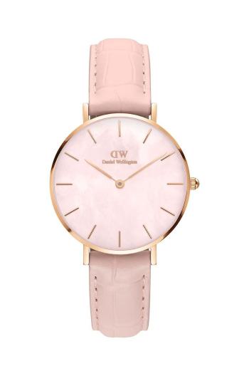 Hodinky Daniel Wellington Petite 32 Rouge dámske, ružová farba