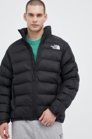 Bunda The North Face RUSTA PUFFER pánska, čierna farba, zimná