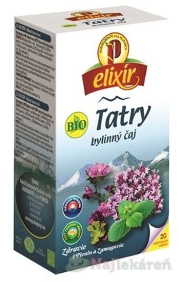 AGROKARPATY BIO Tatry bylinný čaj, čistý prírodný produkt 20 x 1,5 g