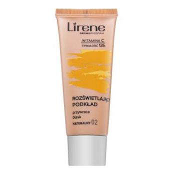 Lirene Brightening Fluid with Vitamin C 02 Natural fluidný make-up pre zjednotenie farebného tónu pleti 30 ml