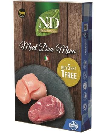 Farmina N&D cat NATURAL Meat Duo Menu konzervy pre mačky 6x70g