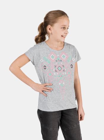 Svetlošedé dievčenské tričko SAM 73