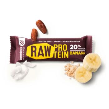 BOMBUS Raw proteínová tyčinka banánová 50 g