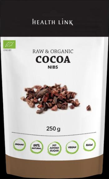 Health link BIO RAW kakaové bôby drvené 250 g