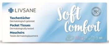 Livsane soft comfortné hygienické vreckovky 3 vrstvové 10X10 ks