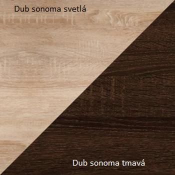 WIP Skrinka ANGEL  | 10 Farba: Dub sonoma svetlý / dub sonoma tmavý