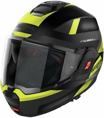 Nolan N120-1 Subway N-Com Flat Black Yellow XS Prilba