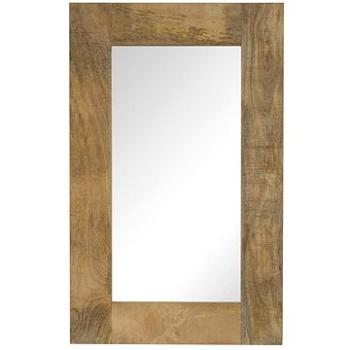 Zrkadlo z masívneho mangovníkového dreva 50 × 80 cm (246302)