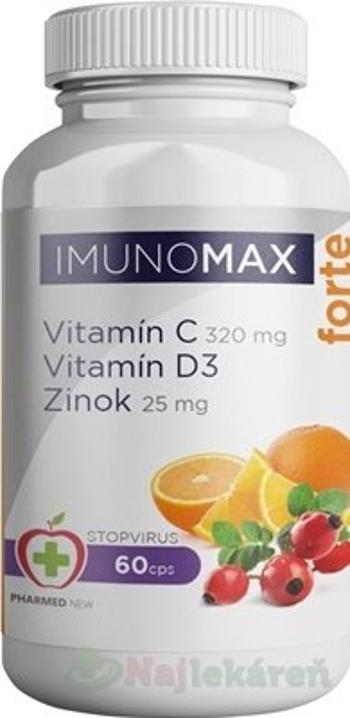 IMUNOMAX Forte Vitamín C+D+Zinok, 60ks