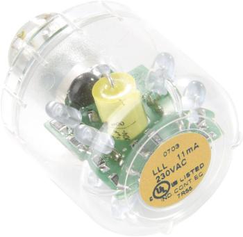 Auer Signalgeräte LED žiarovka LED trvalé svetlo LLL Oranžová, 230/240 V AC, BA15d