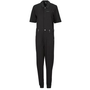 G-Star Raw  track jumpsuit s\s wmn  Módne overaly Čierna