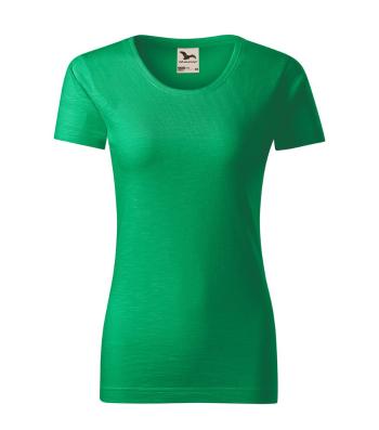 MALFINI Dámske tričko Native - Stredne zelená | L