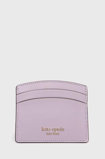 Puzdro na karty Kate Spade dámsky, fialová farba
