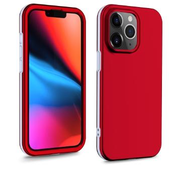 DUAL COLOUR Odolný kryt Apple iPhone 13 Pro Max červený