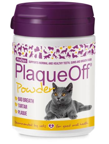 ProDen PlaqueOff Powder pre mačky, starostlivosť o papuľu 40 g