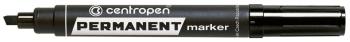 Značkovač Centropen 8576 permanent čierny klinový hrot 1-4,6 mm