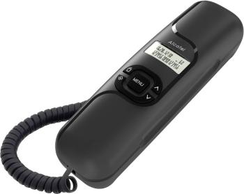 Alcatel T16 šnúrový telefón, analógový  LCD displej čierna
