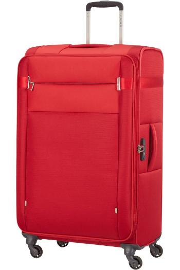 Samsonite Látkový cestovní kufr Citybeat EXP 105/113 l - červená