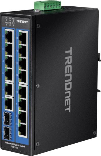 TrendNet TI-G162 priemyselný ethernetový switch