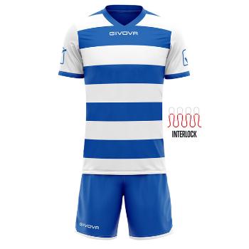 KIT RUGBY BIANCO/AZZURRO Tg. L