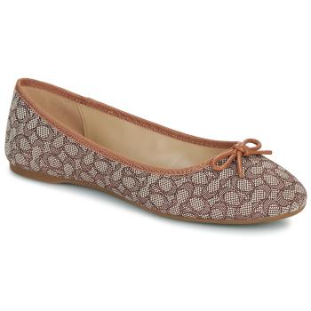 Coach  ABIGAIL MINI SIGNATURE JACQUARD BALLET FLAT  Balerínky/Babies Hnedá