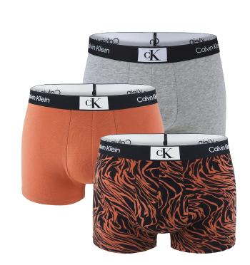 Calvin Klein - boxerky 3PACK 1996 modern cotton stretch broken warp arag combo - limitovaná edícia-M (81-86 cm)