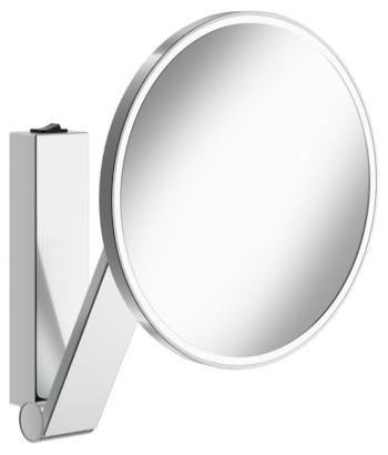 Kozmetické nástenné zrkadlo s LED osvetlením, chróm Keuco 17612019004