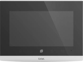 Extel 720311 domové videotelefón káblový vnútorná jednotka  sklo, čierna