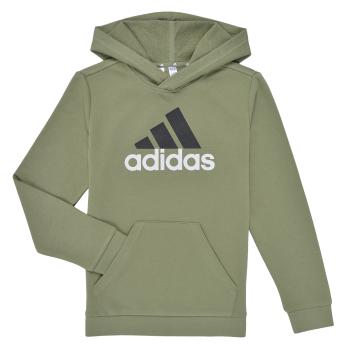 adidas  Essentials Two-Colored Big Logo Cotton Hoodie  Mikiny Zelená