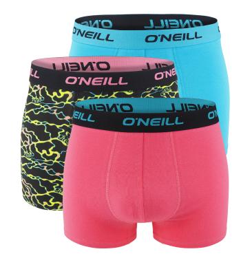 O'NEILL - boxerky 3PACK cloudy neon & blue color combo - limitovana edicia-L (89 - 95 cm)