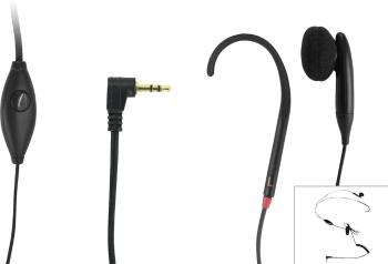 Geemarc CLHOOK5 headset jack 2,5 mm káblový do uší, na ušiach, cez uši čierna
