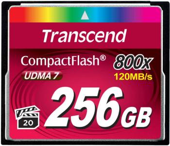 Transcend Premium 800x CF pamäťová karta 256 GB