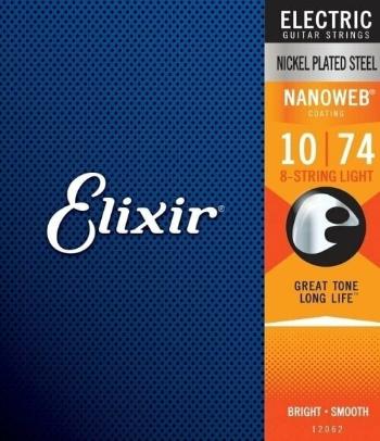 Elixir 12062 Nanoweb Light 8 String