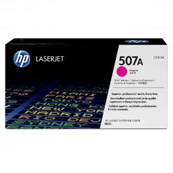 HP originál toner CE403A, magenta, 6000str., HP 507A, HP LaserJet Enterprise 500 color M551, O, purpurová