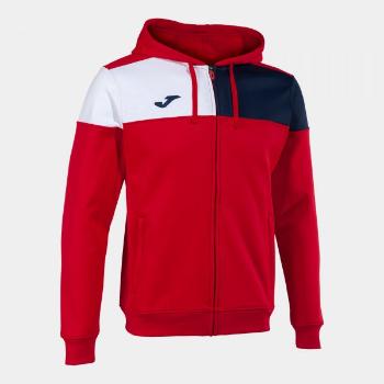 CREW V ZIP-UP HOODIE RED NAVY WHITE 4XS