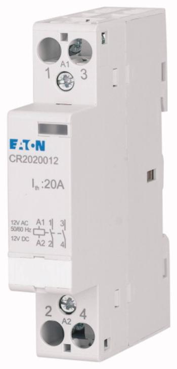 Eaton CR2002012 inštalačný stýkač Menovité napätie: 12 V DC/AC Spínací prúd (max.): 20 A 2 rozpínacie  1 ks