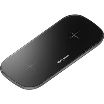 AlzaPower WC250 Premium Dual Wireless Fast Charger 15 W čierna (APW-WC250B)