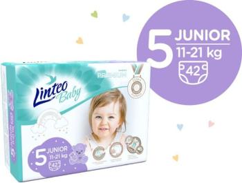 LINTEO BABY Plienky Baby Prémium JUNIOR (11-21 kg) 168 ks