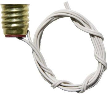 BELI-BECO L40/124 objímka na žiarovku Pripojenie mini lampy: E10 Pripojenie pätice: drôty 1 ks