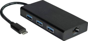 Value USB 2.0 konvertor [1x USB 3.1 zástrčka C - 1x RJ45 zásvuka]
