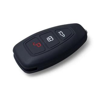 Ochranné silikónové puzdro na kľúč pre Ford bez vystreľovacieho kľúča, farba čierna (SZBE-047B)
