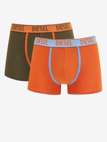 Diesel Boxerky 2 ks Oranžová