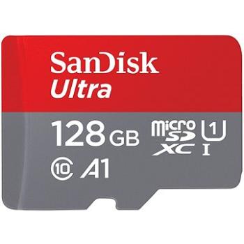 SanDisk MicroSDX Ultra 128 GB + SD adaptér (SDSQUAB-128G-GN6MA)